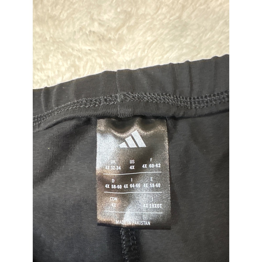 Adidas Flared Leggings Women 4X Black Excellent High Rise Essentials Logo - Picture 3 of 4